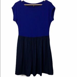 Black and Blue Combi Dress🔥🔥